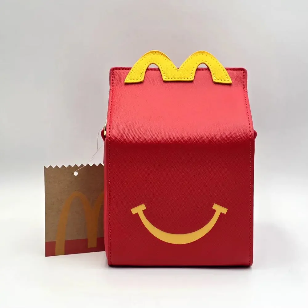 McDonald's Happy Meal Box Figural Crossbody Bag New